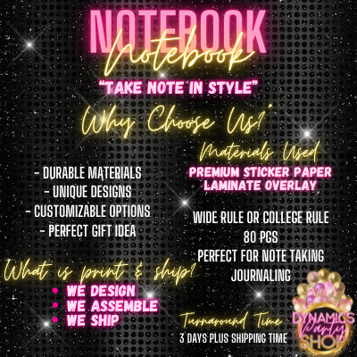 Design #1, 2 and 3 Composition Notebook | Note Taking | Mario | Princess Peach | Luigi