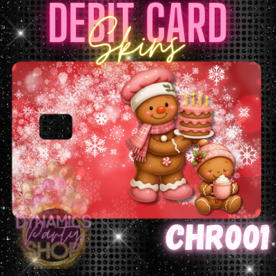 Gingerbread Cuties Pt1 / Debit Card Skins / Christmas Holiday/ Vinyl Sticker for Debit Card/ Card Cover