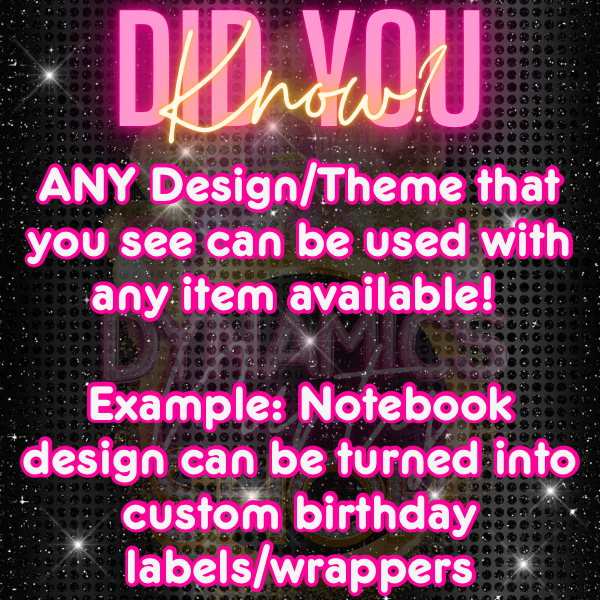 Design #1, 2 and 3 Composition Notebook | Note Taking | Mario | Princess Peach | Luigi