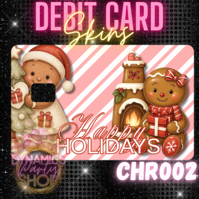 Gingerbread Cuties Pt1 / Debit Card Skins / Christmas Holiday/ Vinyl Sticker for Debit Card/ Card Cover