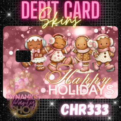 Gingerbread Cuties Pt2 / Debit Card Skins / Christmas Holiday/ Vinyl Sticker for Debit Card/ Card Cover