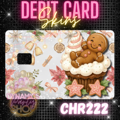 Gingerbread Cuties Pt2 / Debit Card Skins / Christmas Holiday/ Vinyl Sticker for Debit Card/ Card Cover